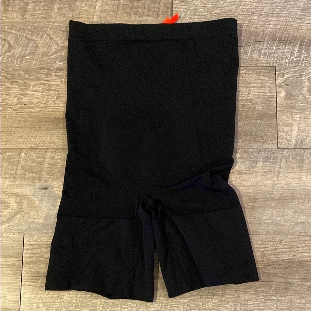 SPANX Black High-Waisted Shapewear Shorts NWOT